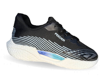 Tenis Deportivo de inyección Click 40313 Negro/Azul para mujer