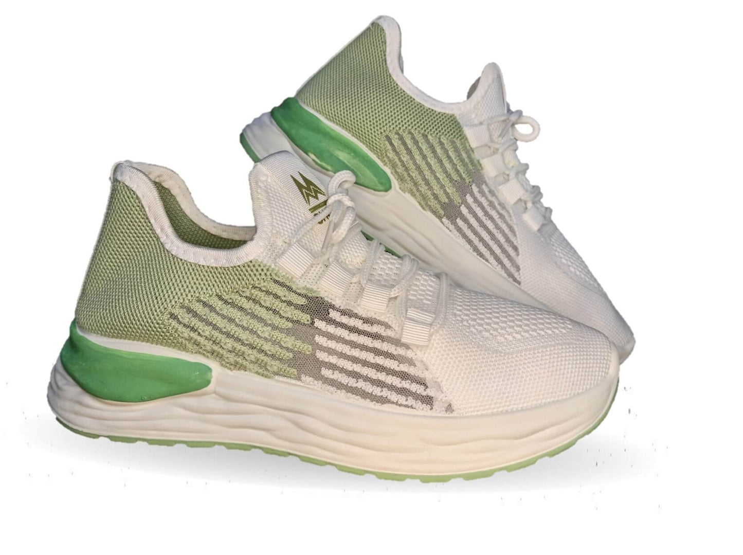 Tenis Deportivo de inyección Click 40573 Blanco/Verde para mujer