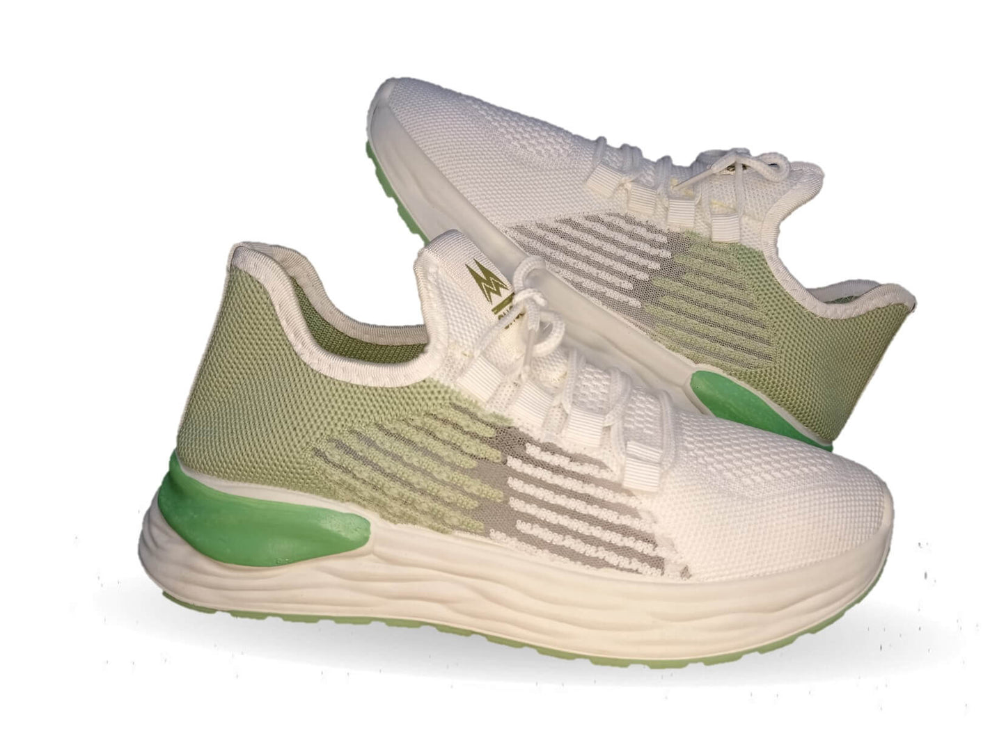 Tenis Deportivo de inyección Click 40573 Blanco/Verde para mujer