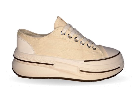 Tenis Urbano de inyección Click 40851 Blanco/Blanco para mujer