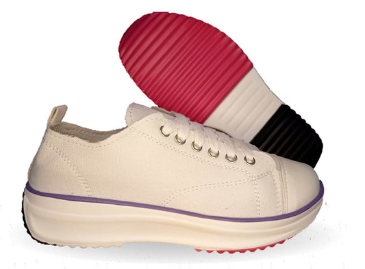 Tenis Urbano de inyección Click 41560 Blanco/Multicolor para mujer