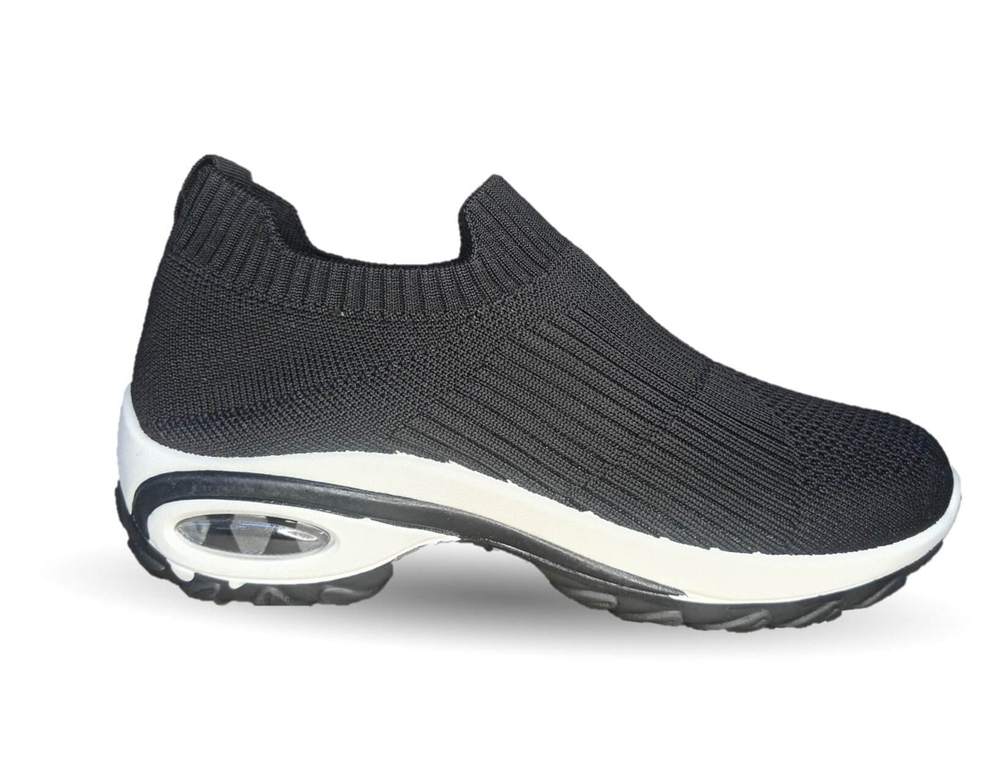 Tenis Deportivo de inyección con burbuja de aire Click 42832 Negro para mujer