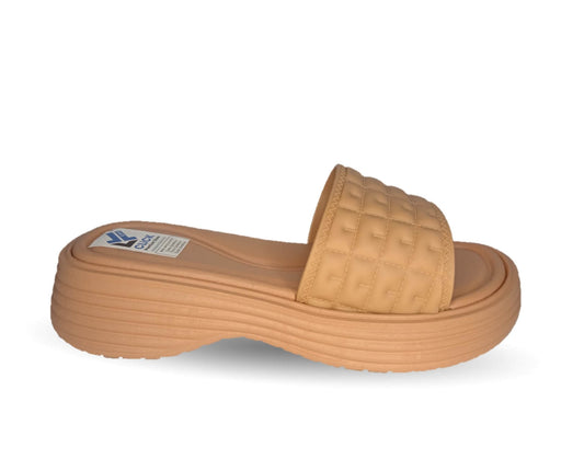 Sandalia Click 44258 Camel para mujer