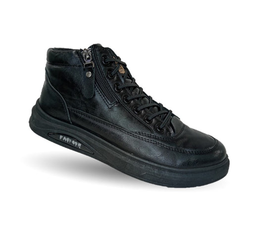 Tenis Urbano tipo Bota Click 45000 Negro para hombre