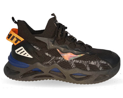 Tenis Deportivo de inyección Click 40141 Negro Multi para hombre