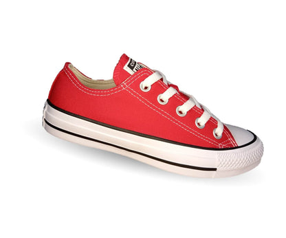 Tenis Urbano Converse 100 Rojo Unisex para hombre y mujer