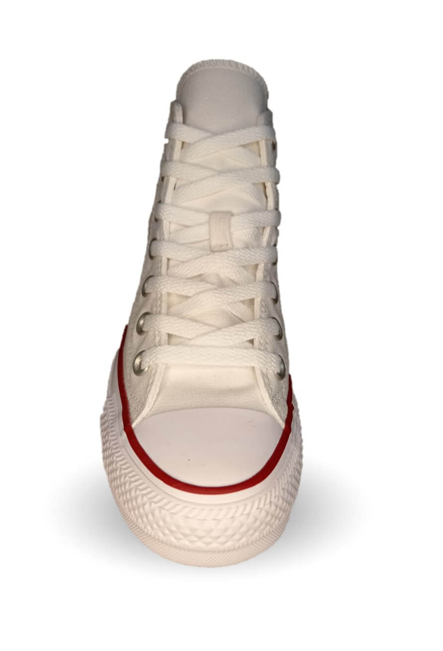 Tenis Urbano tipo Bota Converse 200 Blanco Unisex para hombre y mujer