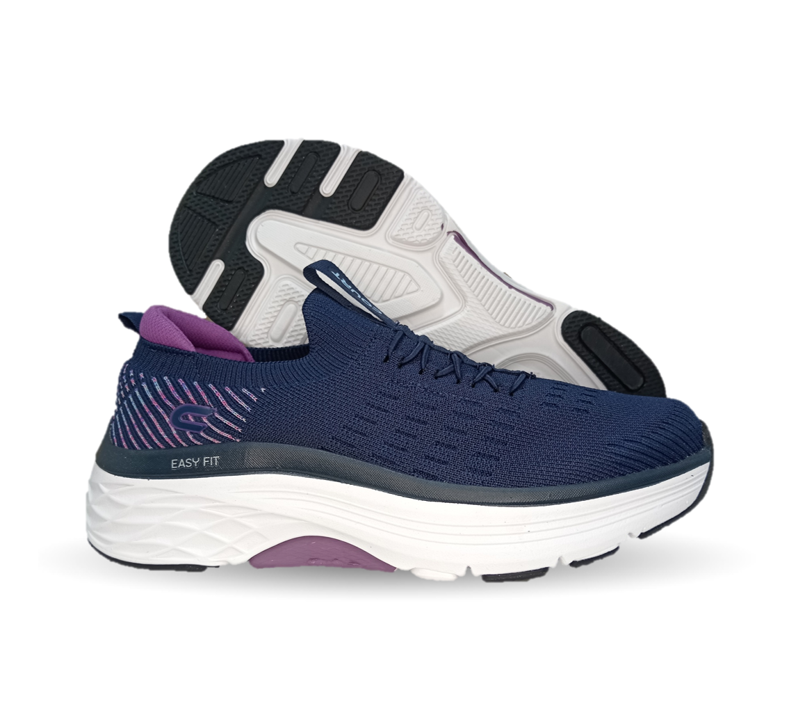 Tenis Deportivo con tecnología Breathable Court 1106 Marino/Morado para mujer