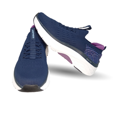 Tenis Deportivo con tecnología Breathable Court 1106 Marino/Morado para mujer