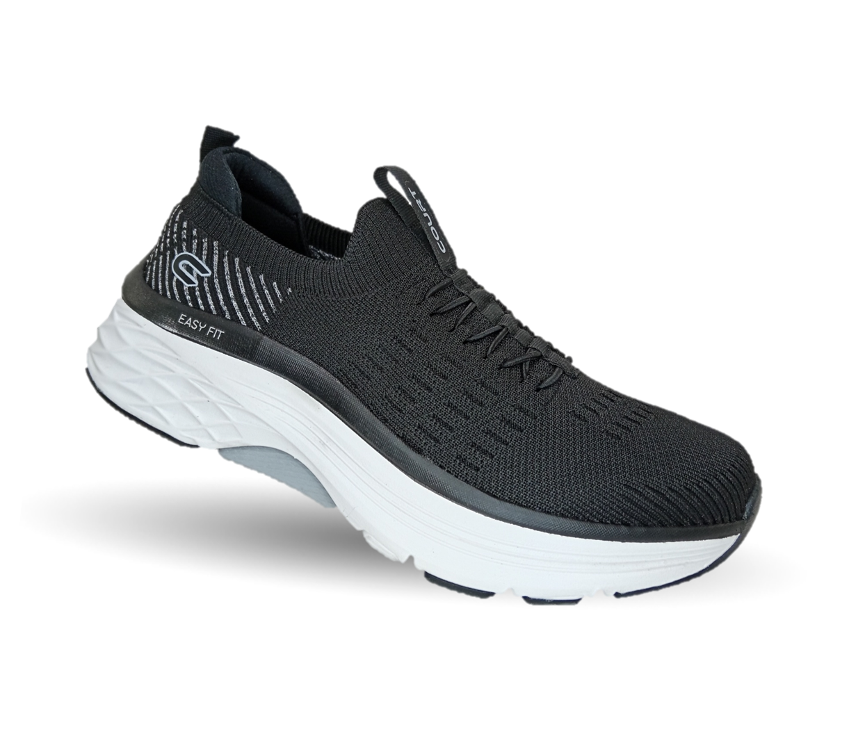 Tenis Deportivo con tecnología Breathable Court 1106 Negro para mujer