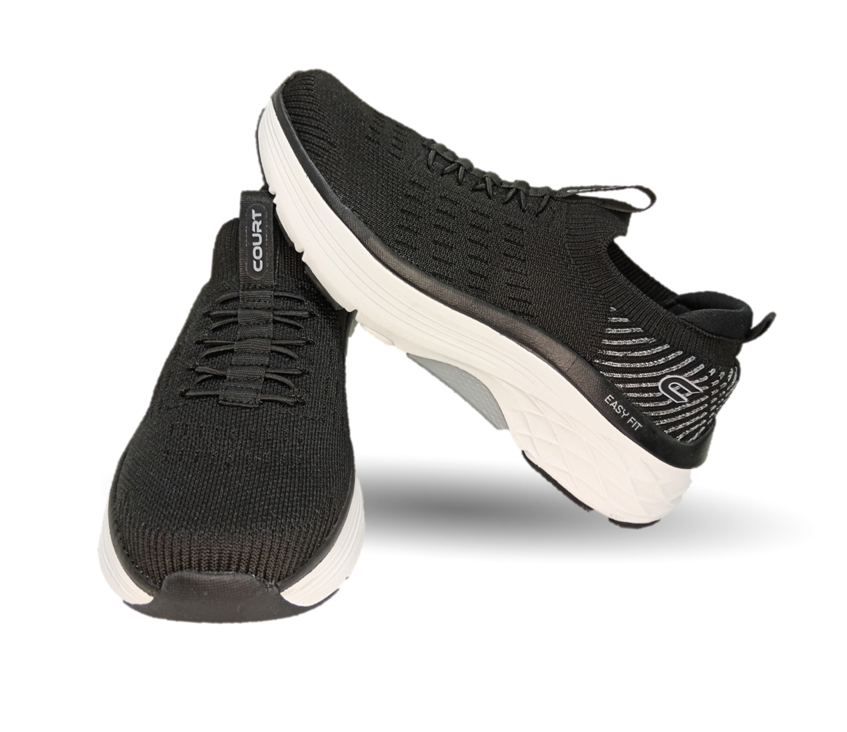 Tenis Deportivo con tecnología Breathable Court 1106 Negro para mujer