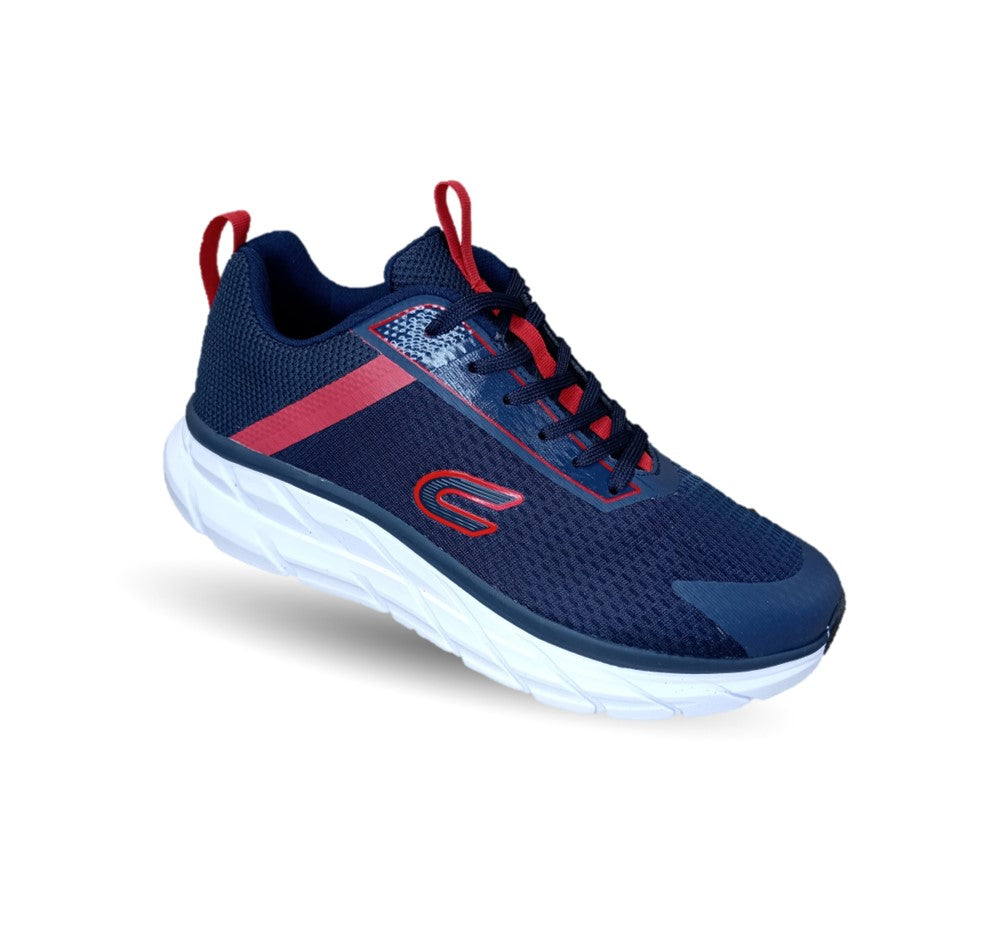 Tenis Deportivo Court 1115 Marino/Rojo para hombre