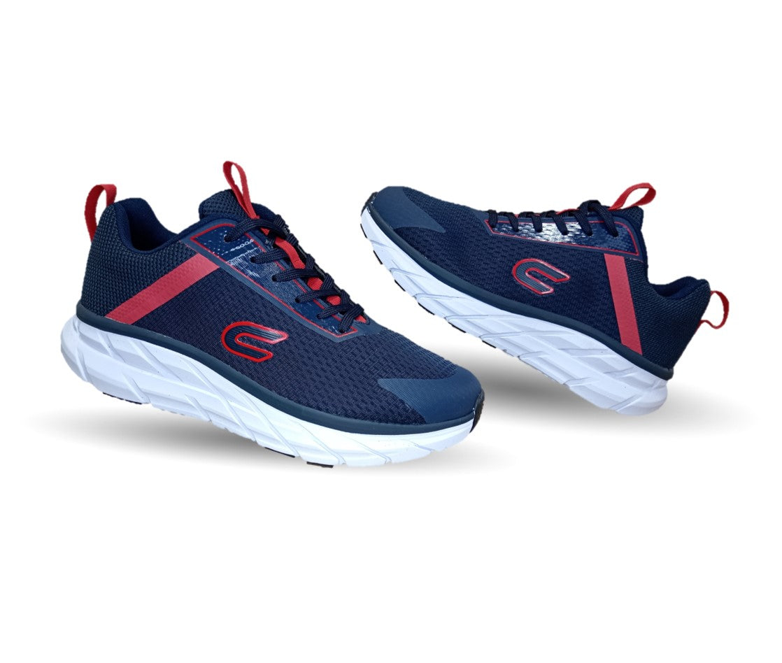 Tenis Deportivo Court 1115 Marino/Rojo para hombre