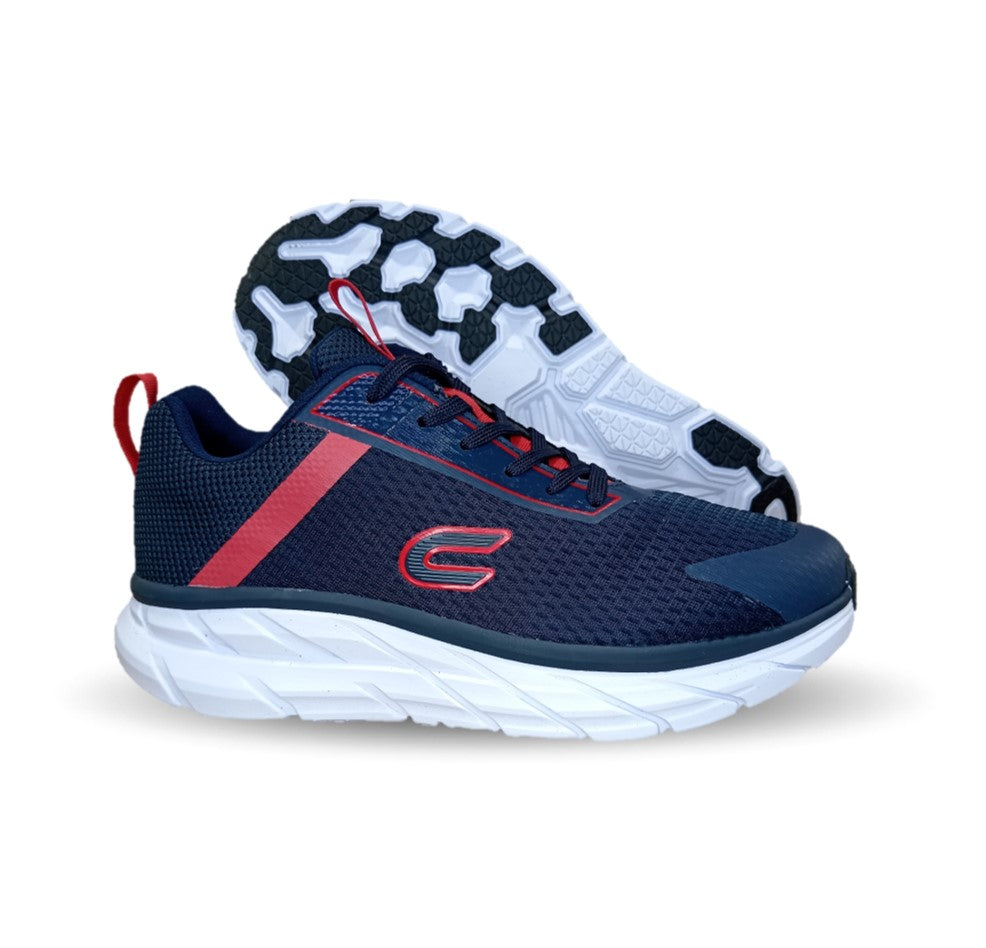 Tenis Deportivo Court 1115 Marino/Rojo para hombre