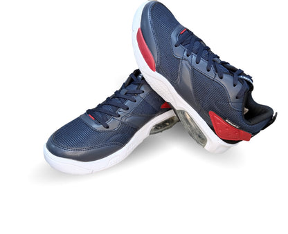 Tenis Deportivo con burbuja de aire Court 1131 Marino/Rojo para hombre