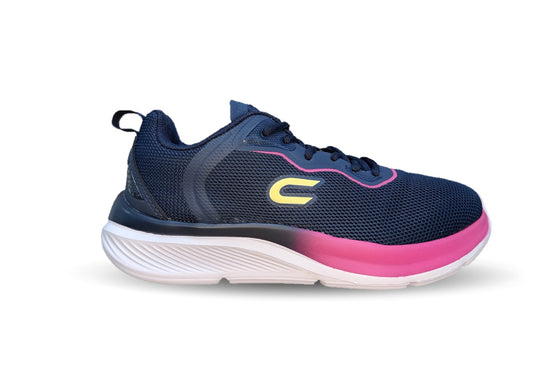 Tenis Deportivo Court 1776 Marino/Fiusha para mujer