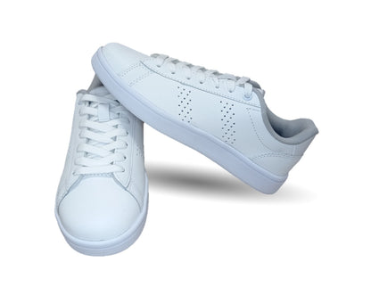 Tenis Urbano y Escolar de piel Court 257 Blanco unisex para hombre y mujer
