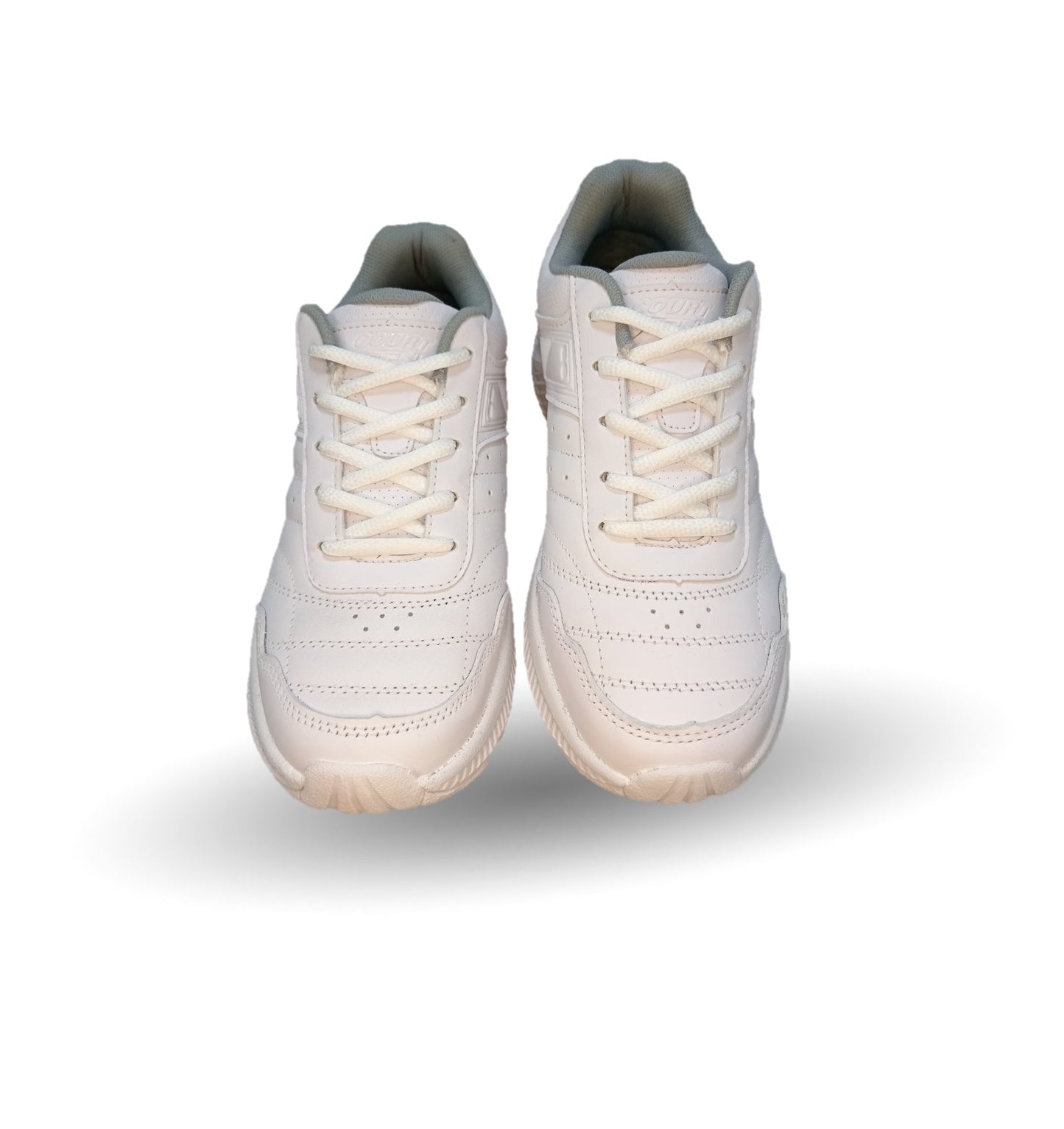 Tenis Deportivo de piel Court 2957 Blanco/Blanco Unisex para hombre y mujer