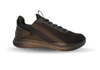 Tenis Deportivo Court 4041 Negro/Negro Unisex para hombre y mujer