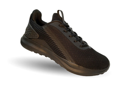 Tenis Deportivo Court 4041 Negro/Negro Unisex para hombre y mujer