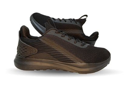 Tenis Deportivo Court 4041 Negro/Negro Unisex para hombre y mujer