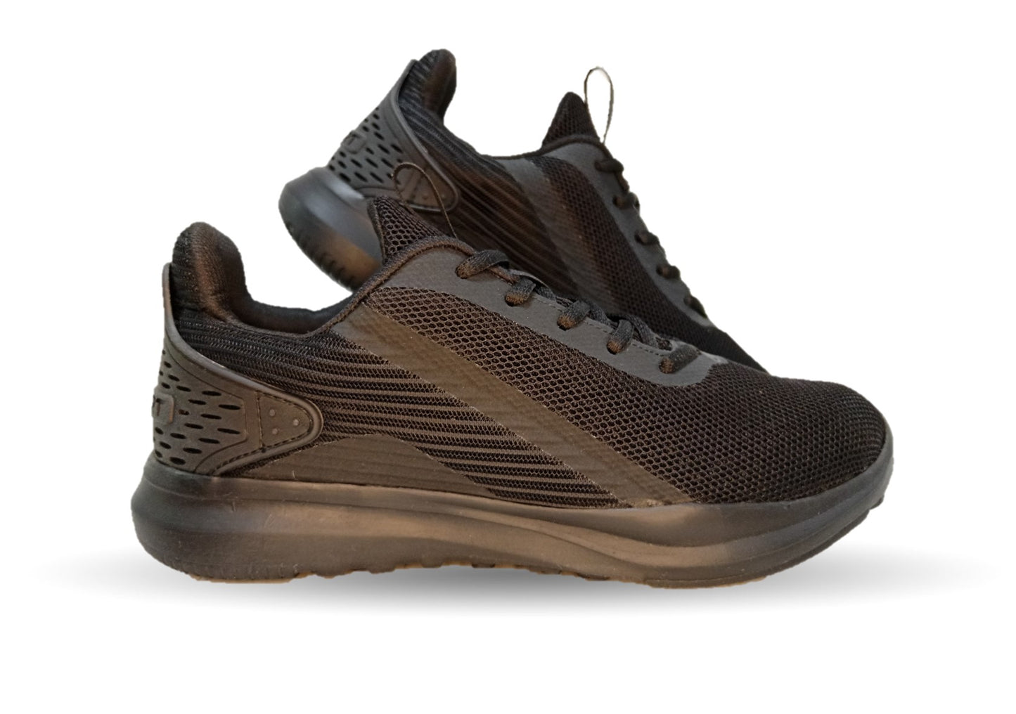 Tenis Deportivo Court 4041 Negro/Negro Unisex para hombre y mujer