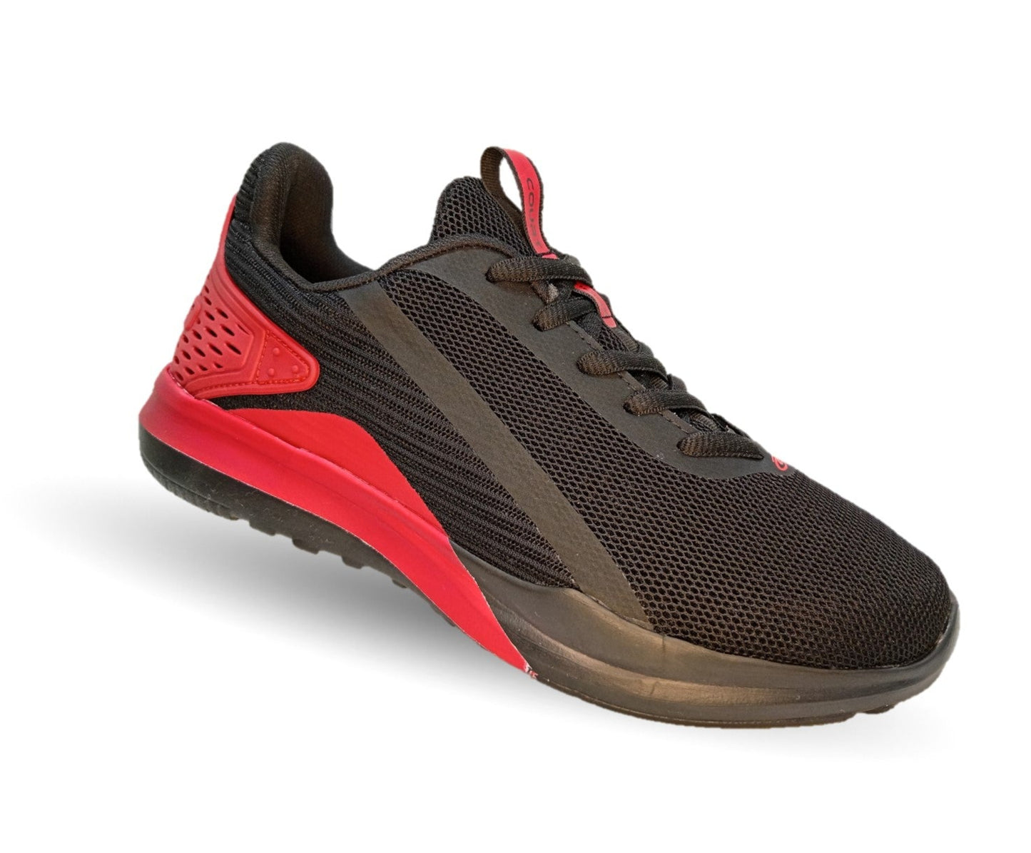Tenis Deportivo Court 4041 Negro/Rojo para hombre