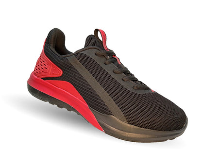 Tenis Deportivo Court 4041 Negro/Rojo para hombre