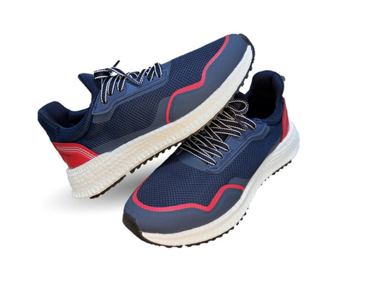 Tenis Deportivo Court 4442 Marino/Rojo para hombre