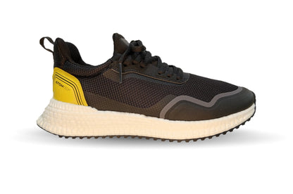 Tenis Deportivo Court 4442 Negro/Amarillo para hombre