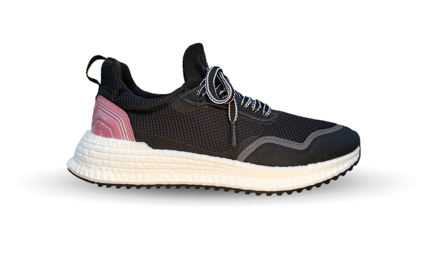 Tenis Deportivo Court 4442 Negro/Rosa para mujer