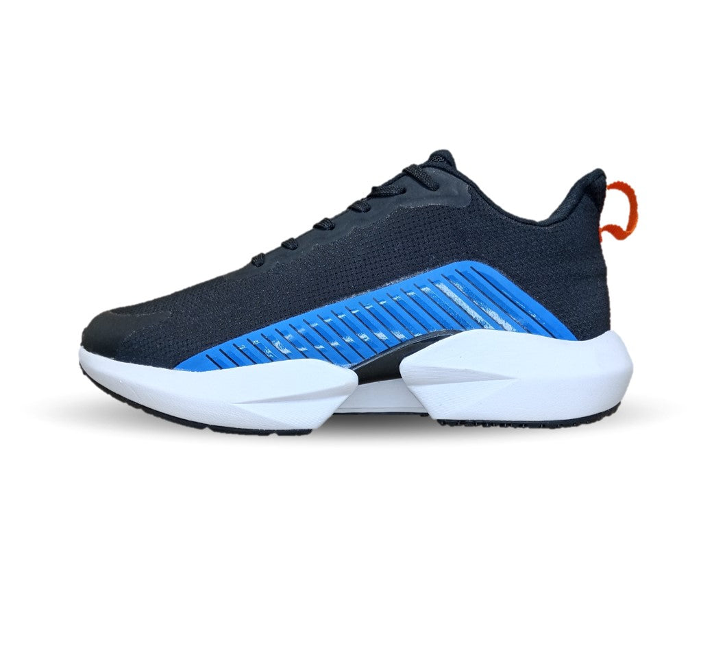 Tenis Deportivo Court 4579 Negro/Azul Rey para hombre