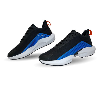 Tenis Deportivo Court 4579 Negro/Azul Rey para hombre
