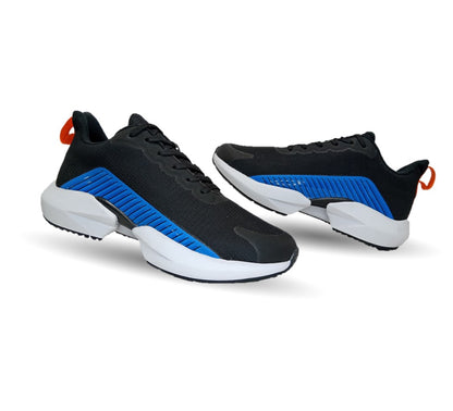 Tenis Deportivo Court 4579 Negro/Azul Rey para hombre