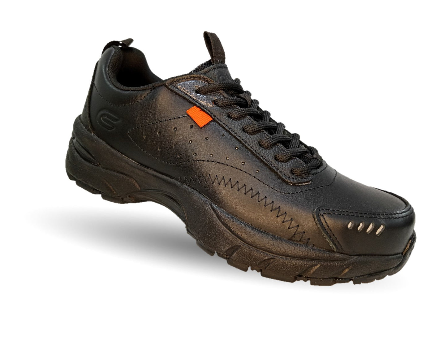 Tenis Outdoor de piel con tecnología Infinity Sole Court 7153 Negro para hombre