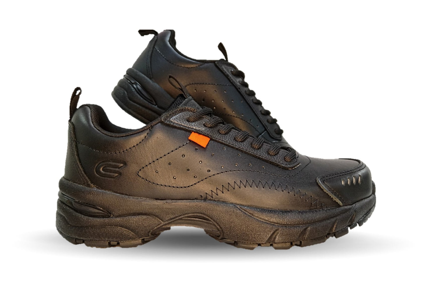 Tenis Outdoor de piel con tecnología Infinity Sole Court 7153 Negro para hombre