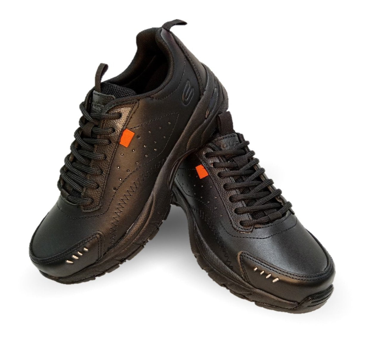 Tenis Outdoor de piel con tecnología Infinity Sole Court 7153 Negro para hombre