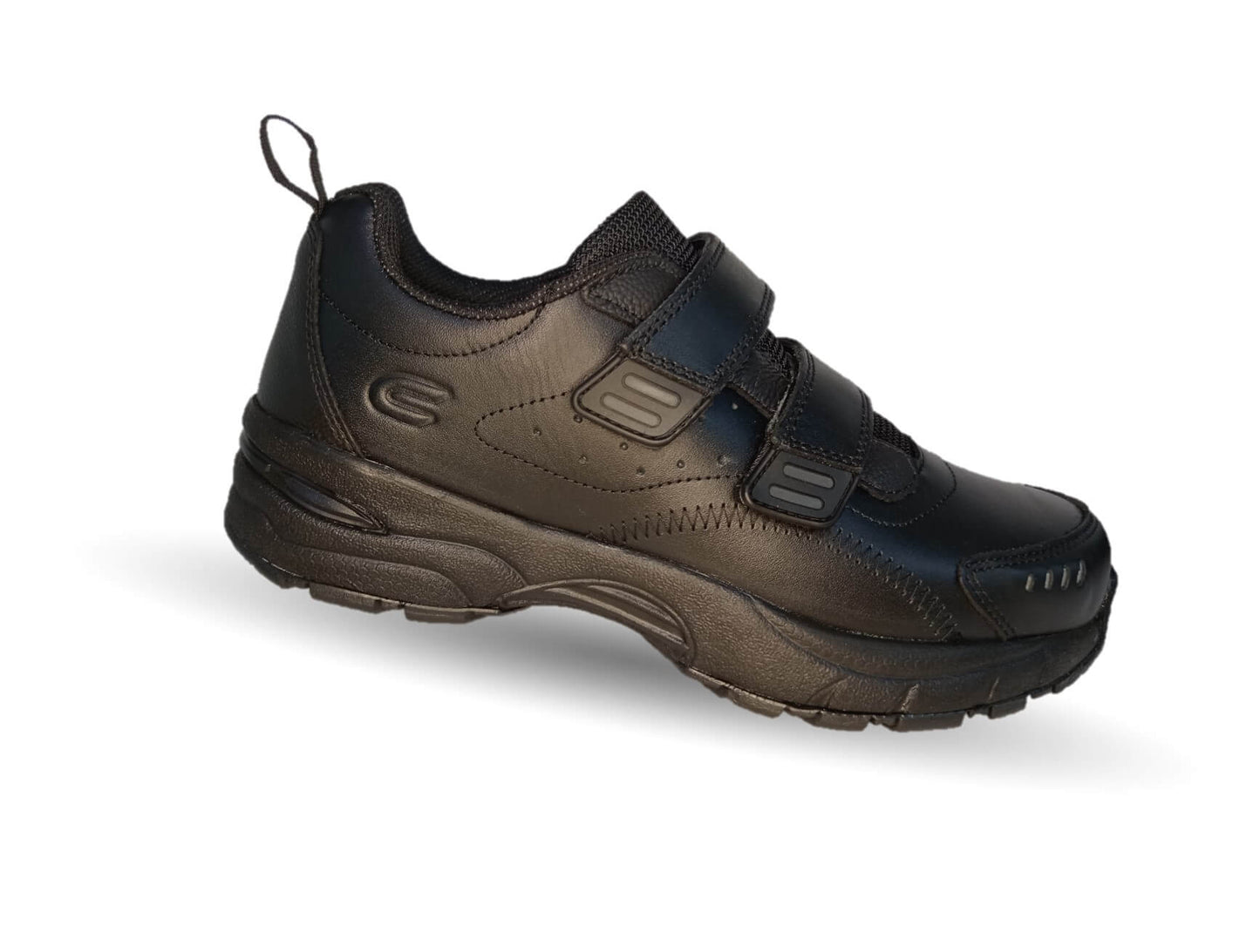 Tenis Urbano de piel Court 7157 Negro para hombre