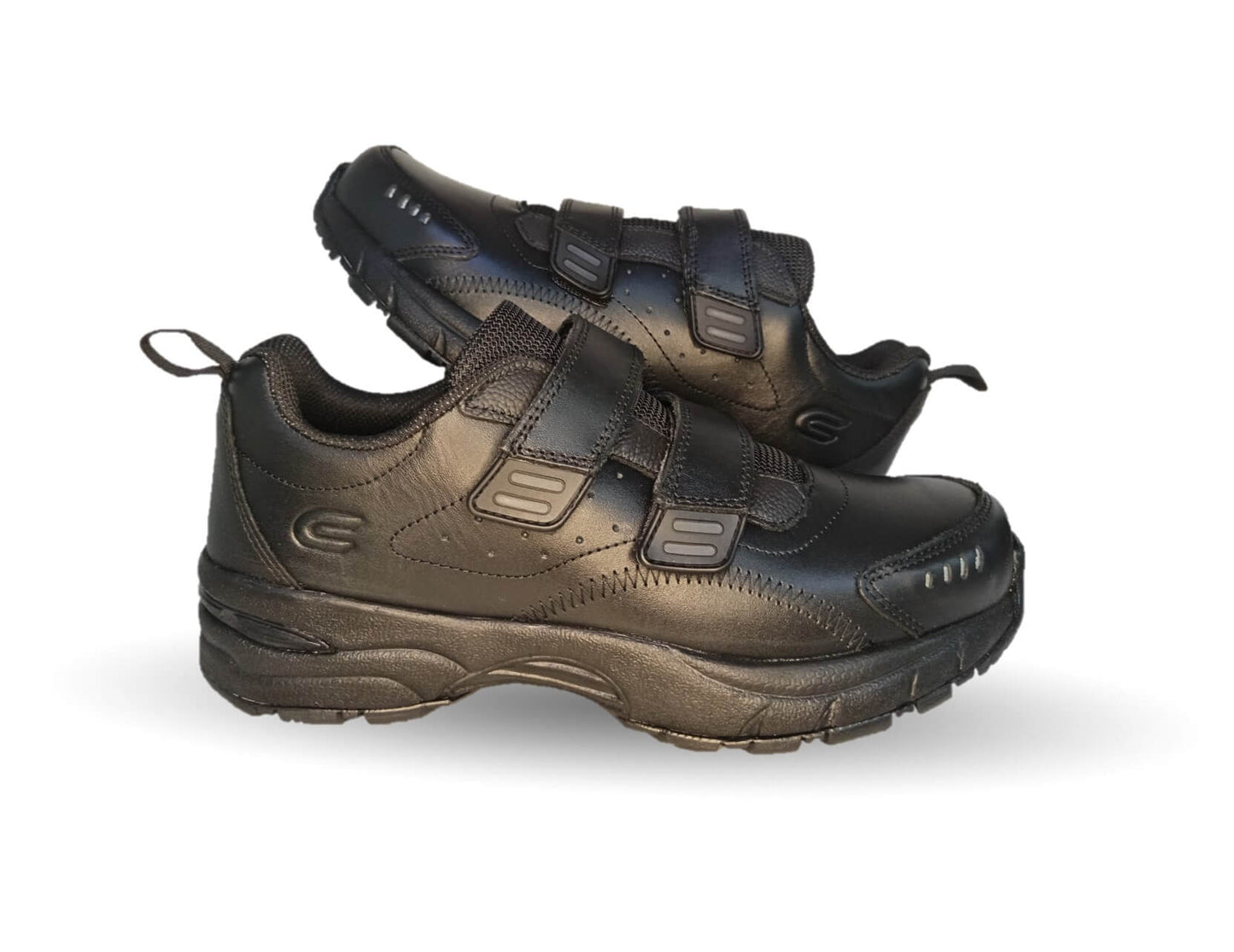 Tenis Urbano de piel Court 7157 Negro para hombre