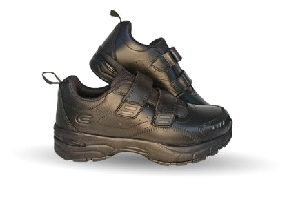 Tenis Urbano de piel Court 7157 Negro para hombre