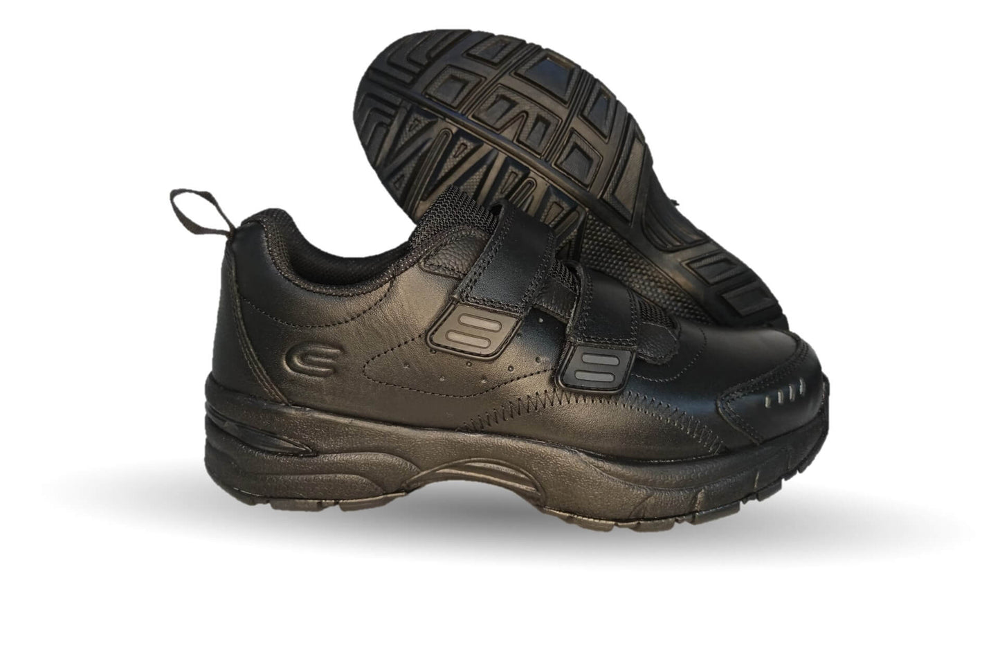 Tenis Urbano de piel Court 7157 Negro para hombre