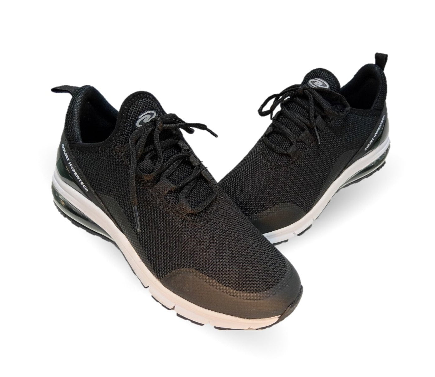 Tenis deportivo con burbuja de aire Court 7737 Negro/Blanco para hombre