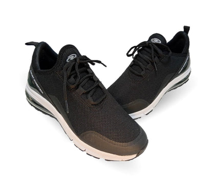 Tenis deportivo con burbuja de aire Court 7737 Negro/Blanco para hombre