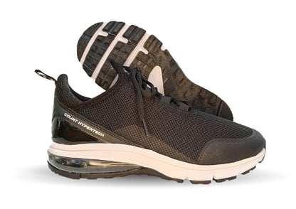 Tenis deportivo con burbuja de aire Court 7737 Negro/Blanco para hombre