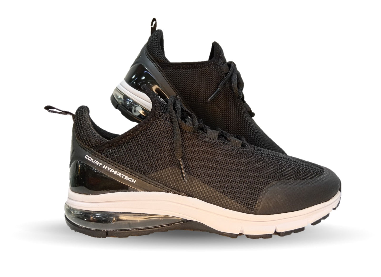 Tenis deportivo con burbuja de aire Court 7737 Negro/Blanco para hombre