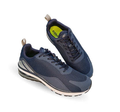 Tenis deportivo con burbuja de aire Court 7810 Marino/Plata para hombre