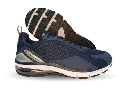 Tenis deportivo con burbuja de aire Court 7810 Marino/Plata para hombre