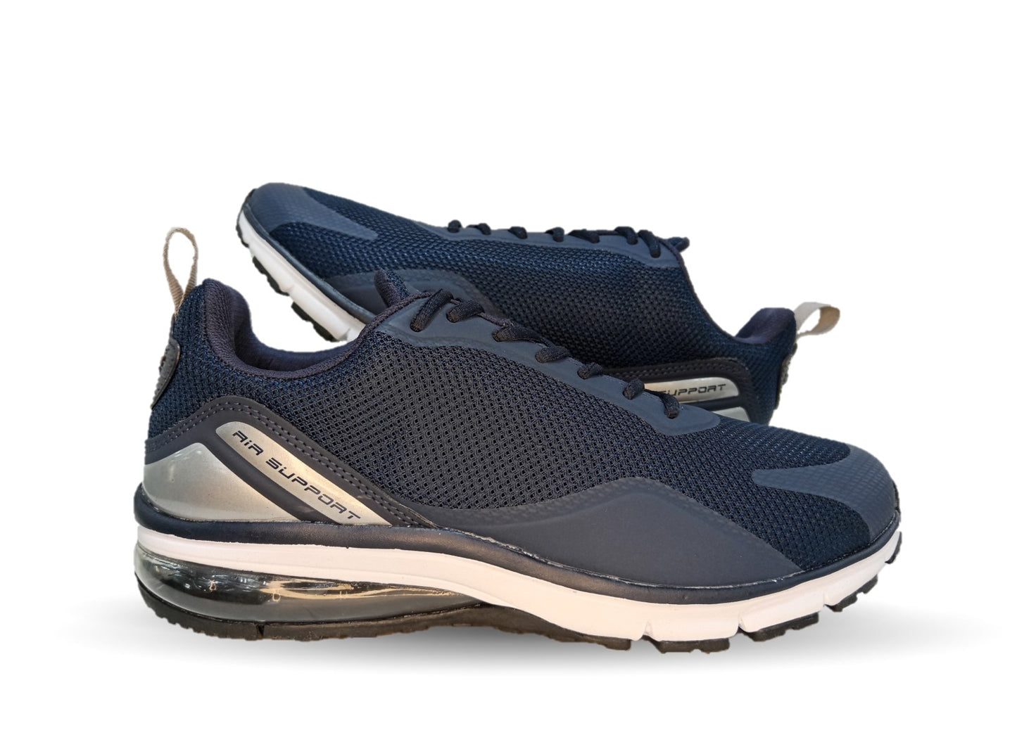 Tenis deportivo con burbuja de aire Court 7810 Marino/Plata para hombre