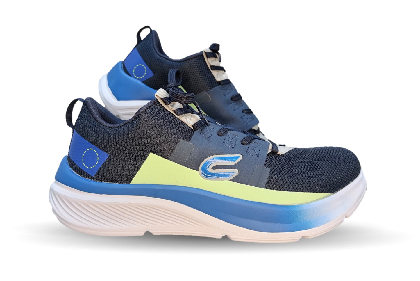 Tenis Deportivo con tecnología Breathable Court 7904 Marino/Verde para hombre