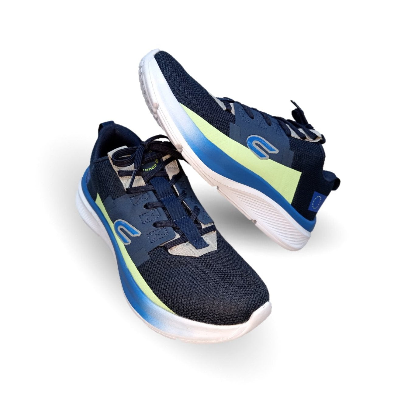 Tenis Deportivo con tecnología Breathable Court 7904 Marino/Verde para hombre